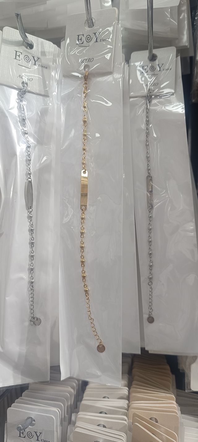 Pulsera E&Y Acero Dorado y Plateado