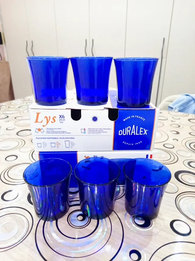 Vasos Duralex Lys Azul Pack 12 NUEVOS