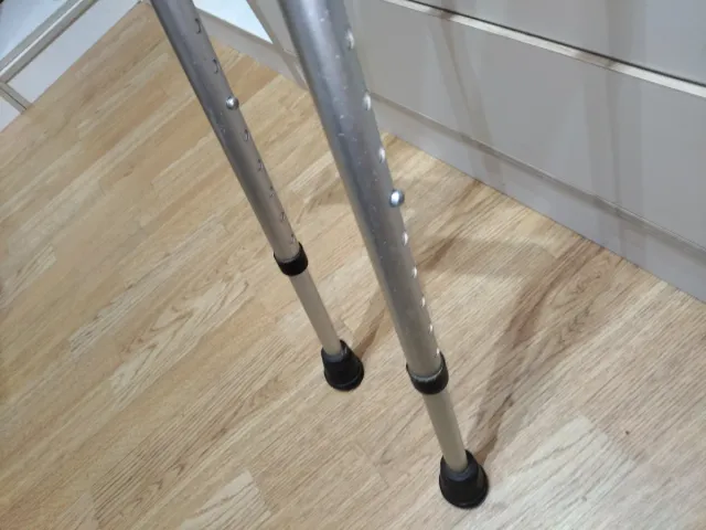 Muletas de aluminio ajustables