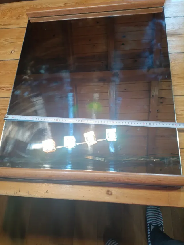 2 Espejos Madera y Cristal