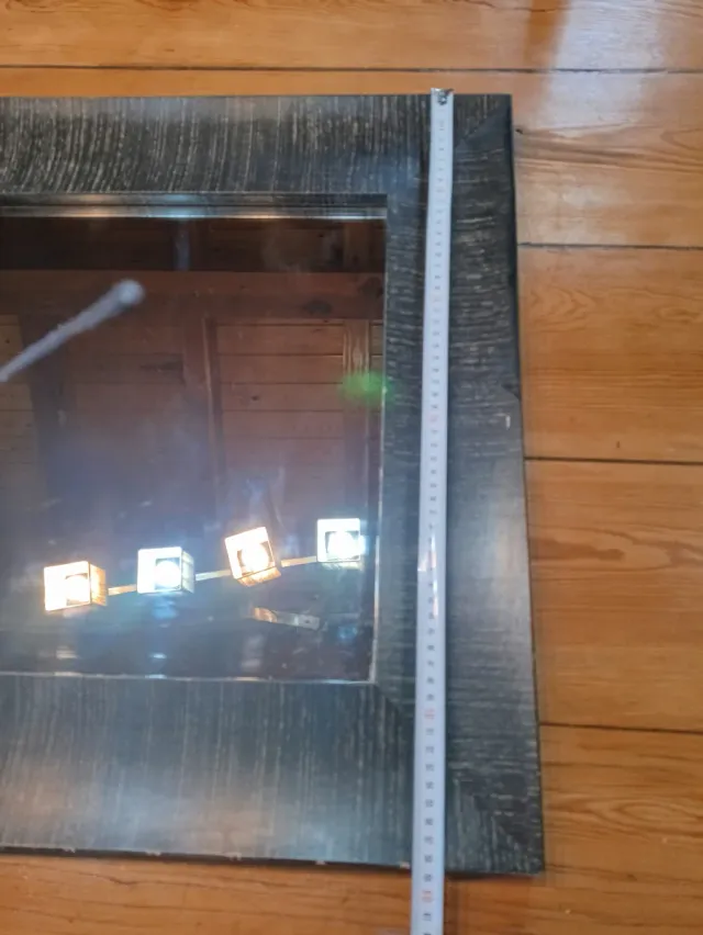 2 Espejos Madera y Cristal