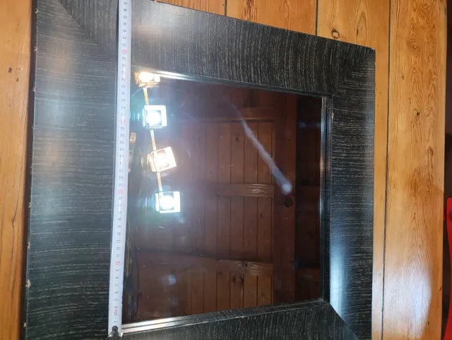 2 Espejos Madera y Cristal