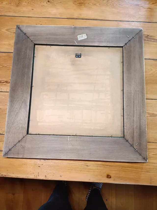 2 Espejos Madera y Cristal