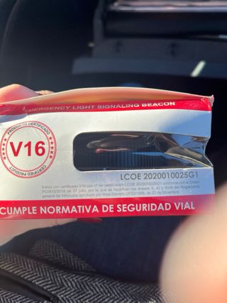 Baliza led de emergencias sin geolocalización