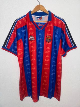 FC Barcelona Retro 1995-97 Kappa Jersey – Classic