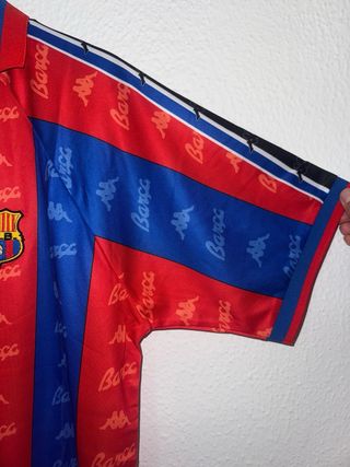 FC Barcelona Retro 1995-97 Kappa Jersey – Classic
