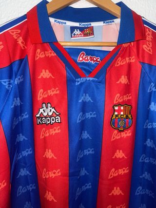 FC Barcelona Retro 1995-97 Kappa Jersey – Classic