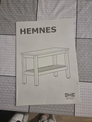 Mueble baño Ikea Hemnes madera blanco