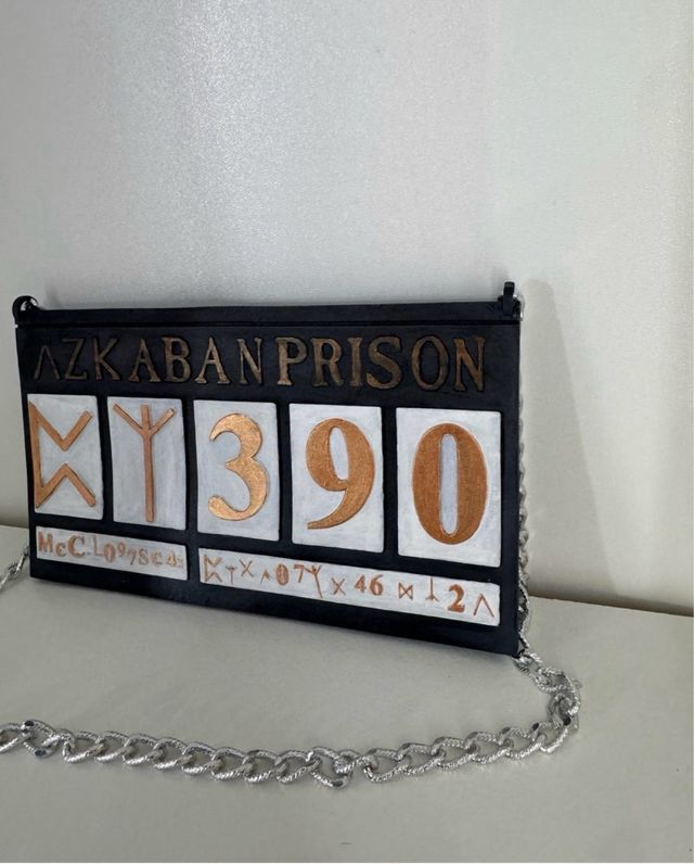 Placa Prisión Azkaban Sirius Black 15cm