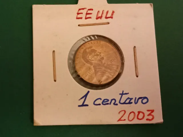 Moneda 1 centavo E.E.U.U. 2003