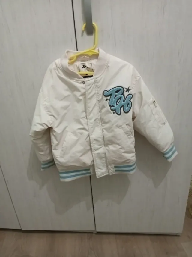 Cazadora infantil cremallera y clip talla 5-6