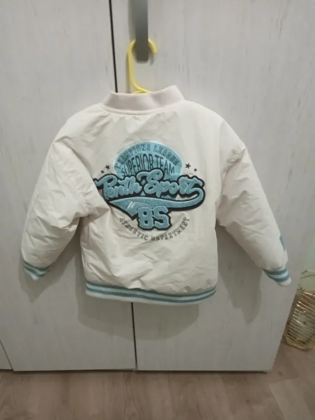 Cazadora infantil cremallera y clip talla 5-6