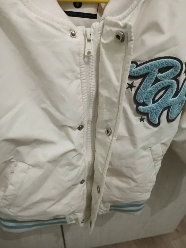 Cazadora infantil cremallera y clip talla 5-6