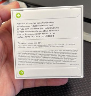 Apple AirPods 4 Cancelación Ruido