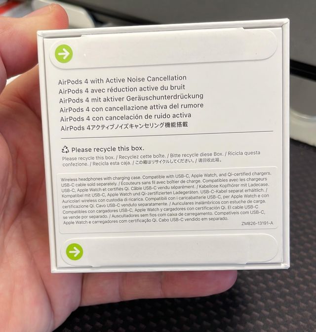 Apple AirPods 4 Cancelación Ruido