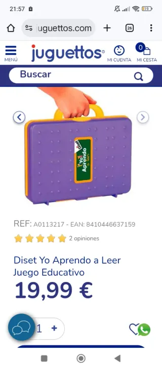 Juego Educativo Yo Aprendo a Leer Diset