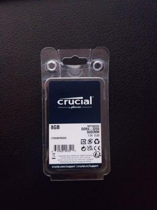 Memória RAM Crucial 8GB DDR4 3200MHz Notebook