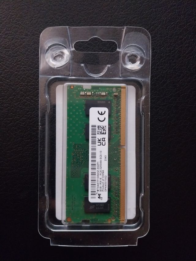 Memória RAM Crucial 8GB DDR4 3200MHz Notebook