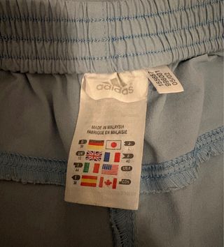 Adidas track pants pastel talla 38 tejido técnico