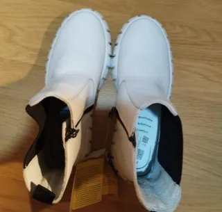 Stivaletti bianchi pelle n.37