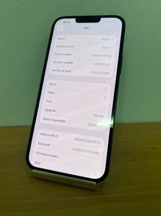 Apple iPhone 14 Plus 256gb Nero Grado A+ Bat 100%