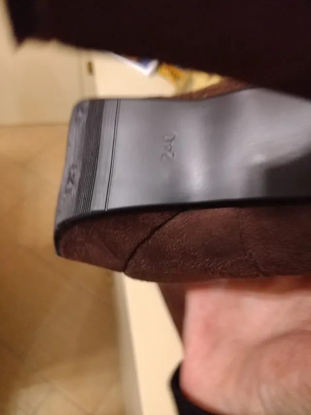 Stivali marroni tacco alto plateau