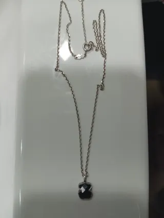 Colgante Tous Ónix Plata