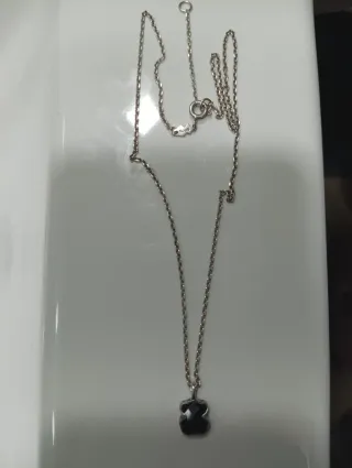 Colgante Tous Ónix Plata