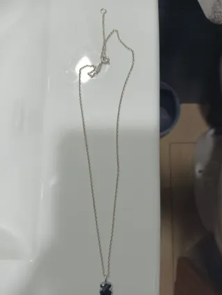 Colgante Tous Ónix Plata