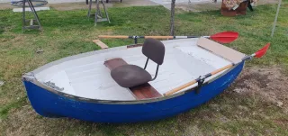 Lancha de fibra 2.30cm.buen estado.