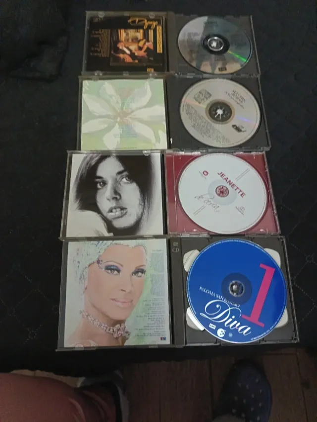 Lote 4 CDs: Machin, Dyango, Jeanette, Paloma