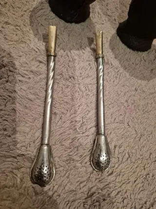 Set 2 Vasos Mate y Cucharillas