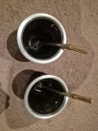 Set 2 Vasos Mate y Cucharillas