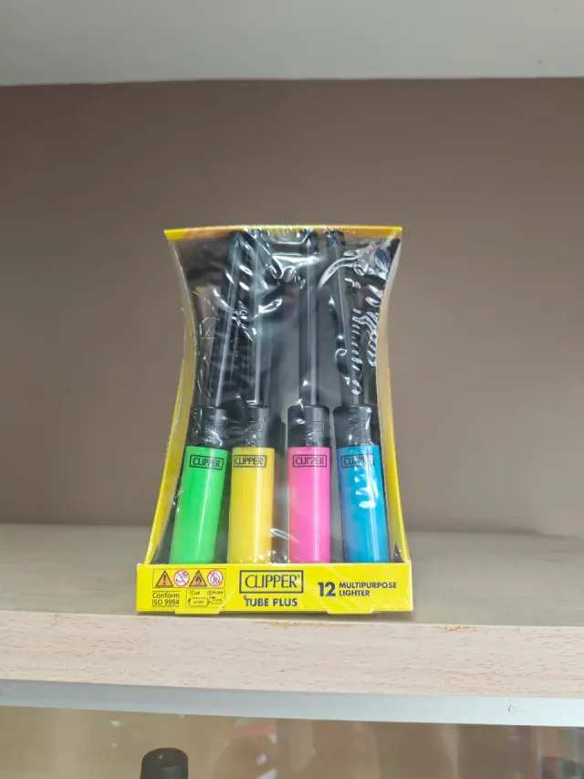 12 accendini Clipper Tube Plus