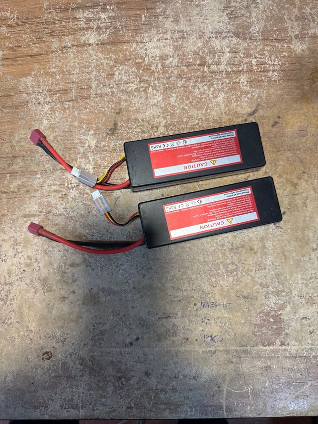 2 Baterías Lipo Zeee 2S 80C 5200mAh