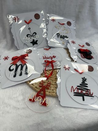 Bola Navidad de metracrilato Personalizada