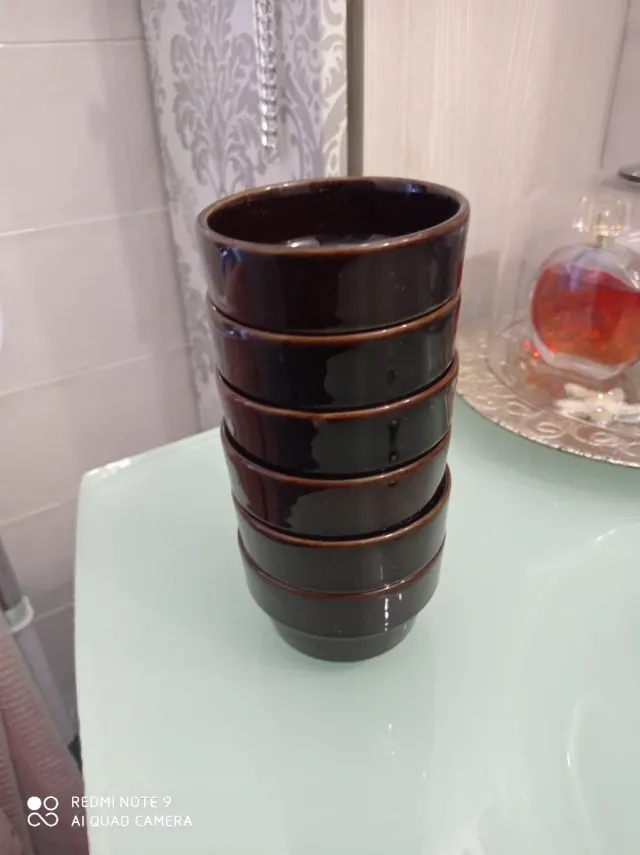 Set 6 Ciotole per salse in ceramica