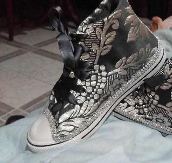 Traje de Fallera negro y Plata