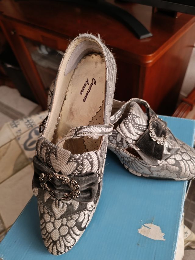 Traje de Fallera negro y Plata