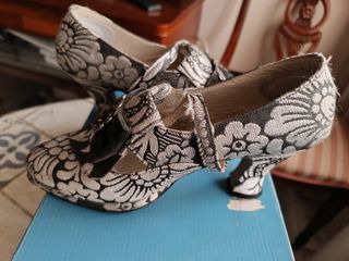 Traje de Fallera negro y Plata