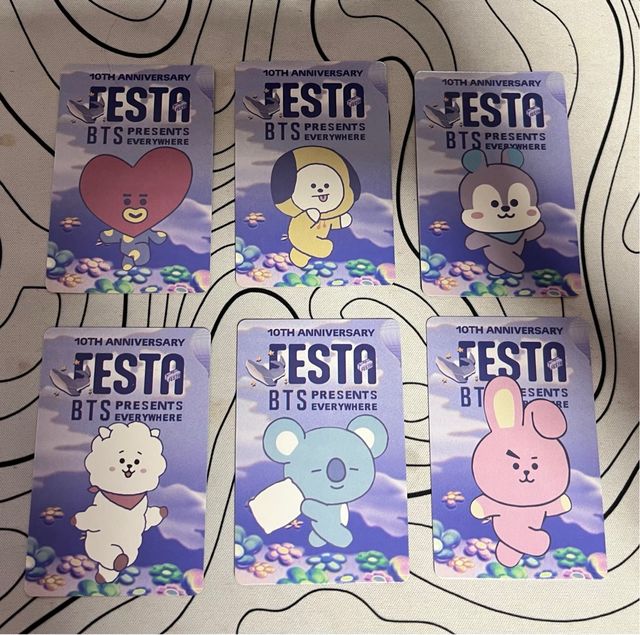 Photocards BTS FESTA (No originales)