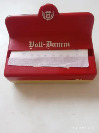 Servilletero Voll-Damm Rojo y Amarillo