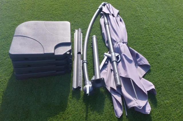 Sombrilla para Jardín con 4 bases