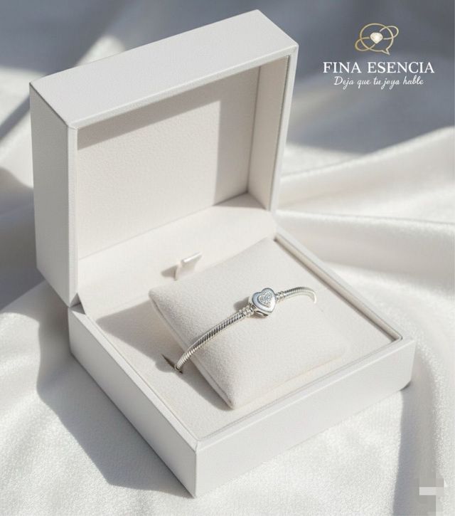 pulsera de plata de ley 925.