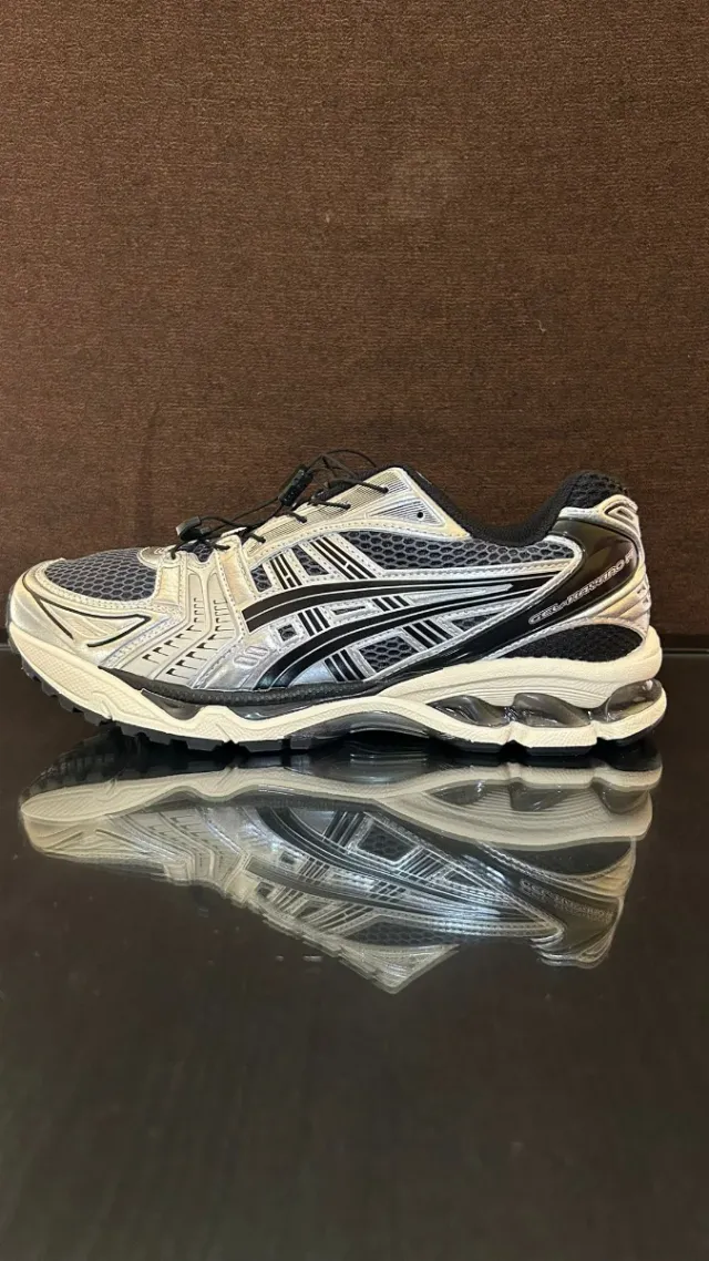 Asics Zapatillas Running Plata y Negro