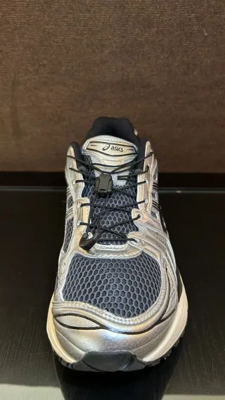 Asics Zapatillas Running Plata y Negro