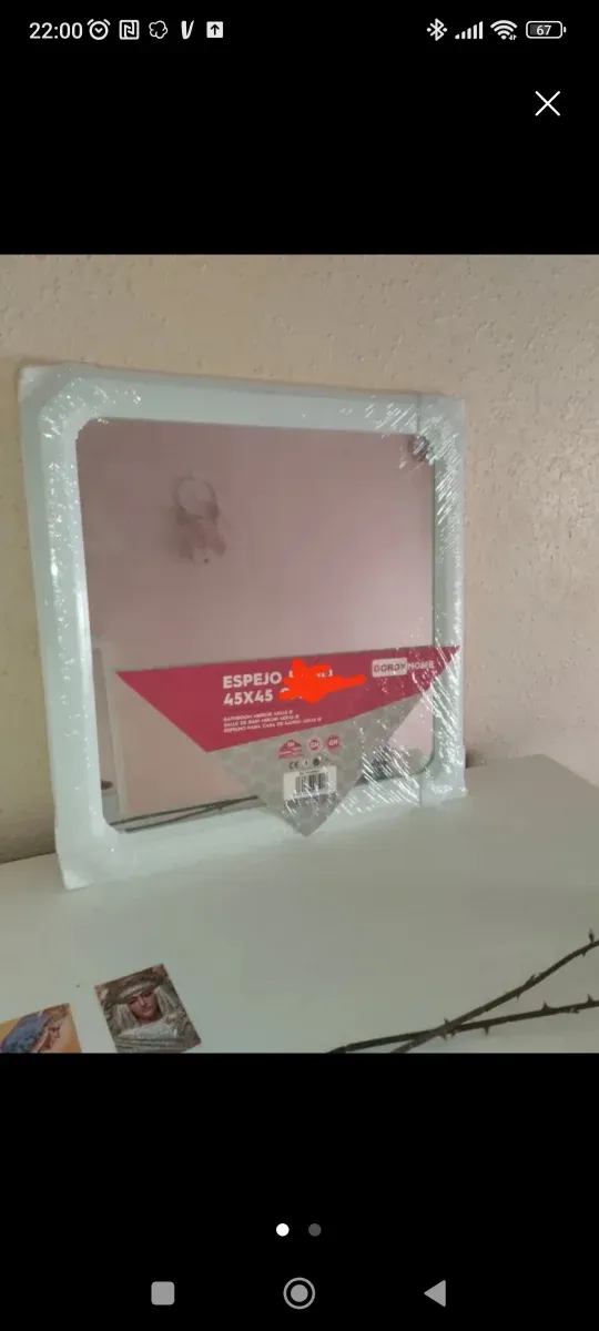 Espejo 45x45 cm