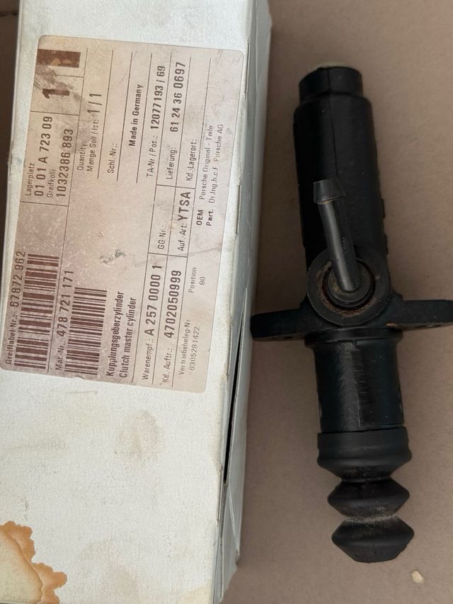 Cilindro Maestro Embrague Porsche 944