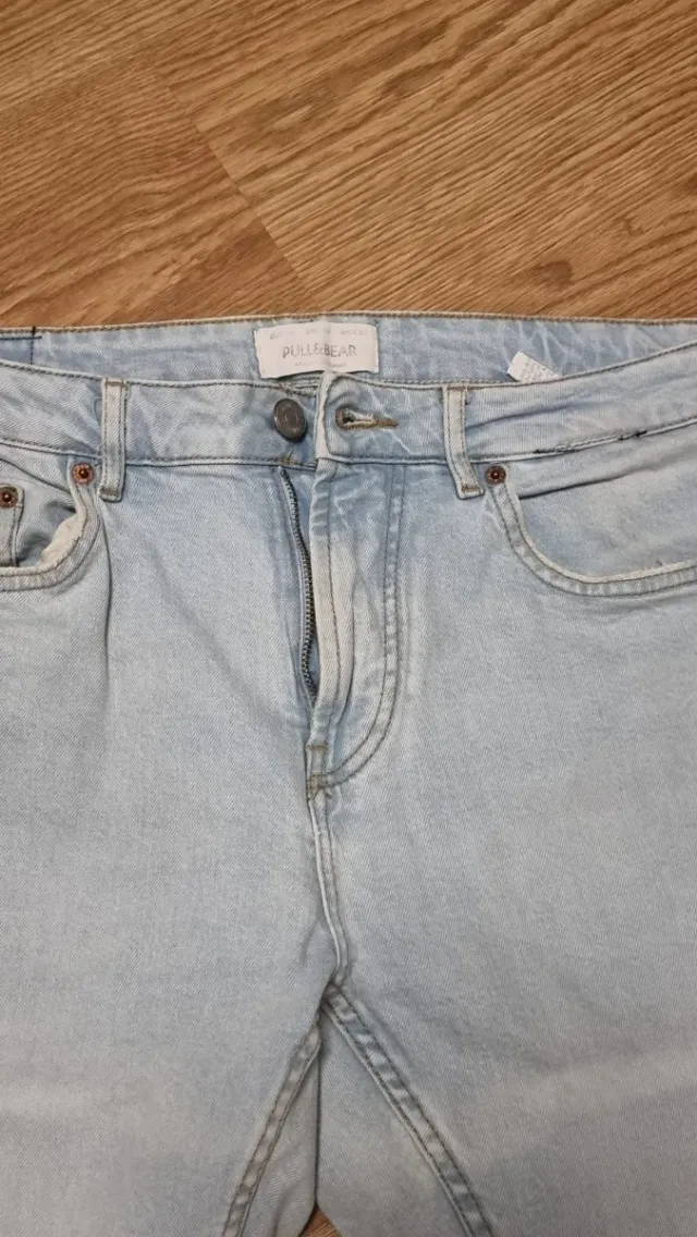 Pull&Bear Pantalón Vaquero Azul Claro