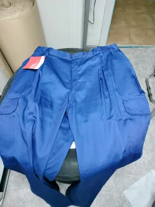Pantalón de trabajo Velilla azul/roja talla XXL